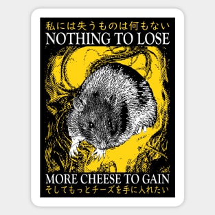 Nothing to Lose Rat Sticker